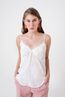 Regata-Branca-De-Viscose-Com-Franzido-E-Renda-No-Busto-close-frente