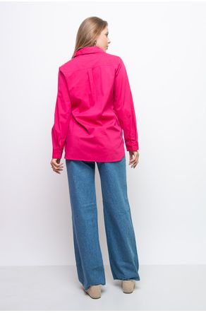 Camisa-Pink-De-Tricoline-Com-Barra-Arredondada-corpo-costas