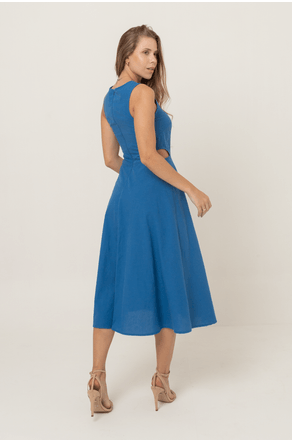 Vestido-Midi-Azul-Com-Abertura-Lateral-v-corpo-costas